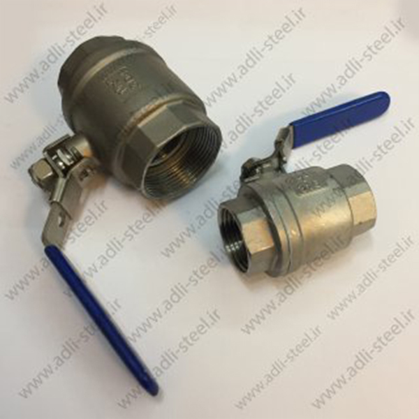 شیر گازی استیل دنده ای